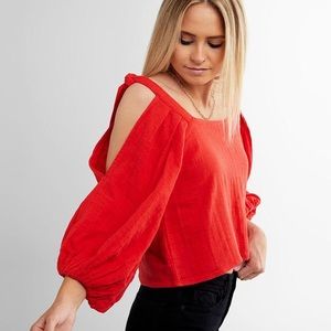 Billabong Open Shoulder Crop Top